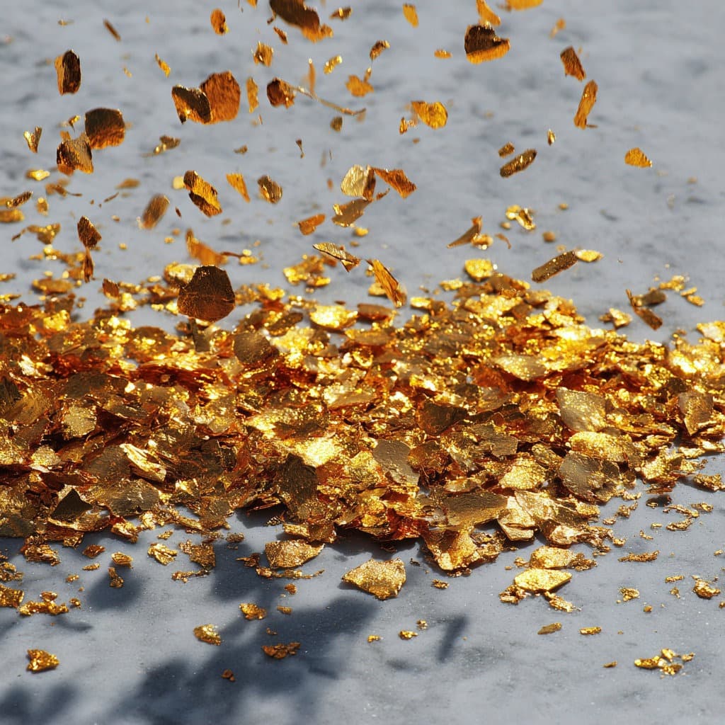 Gold Flakes | La Vie en Rose