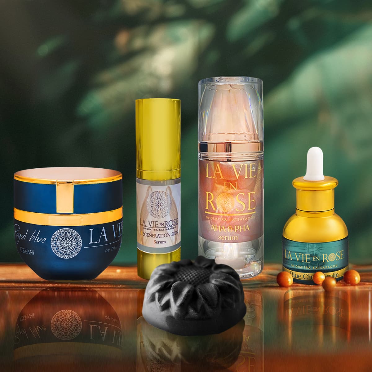 Special Offer | Regeneration Serum + Royal blue cream + Blue Chamomile + AHA & PHA serum + Σαπούνι άνθρακα