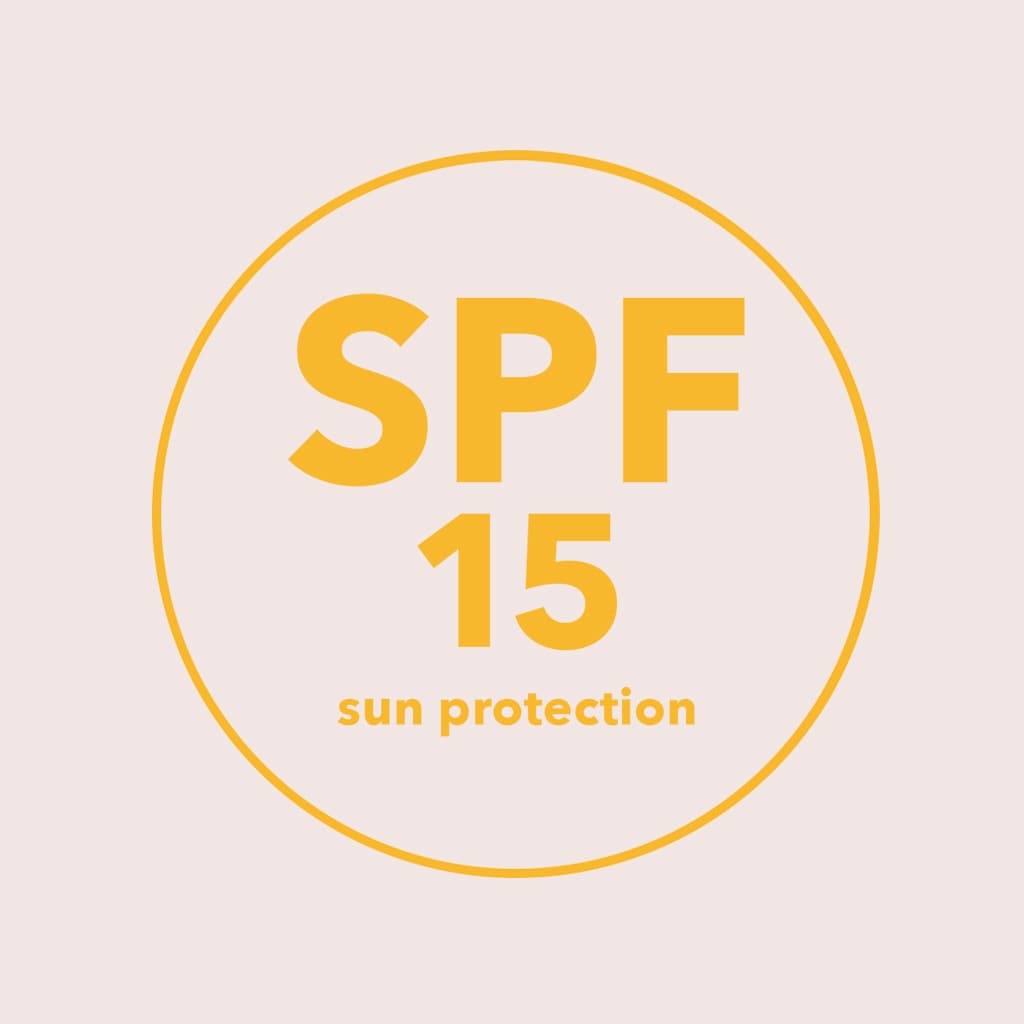 SPF 15 protection | La Vie en Rose