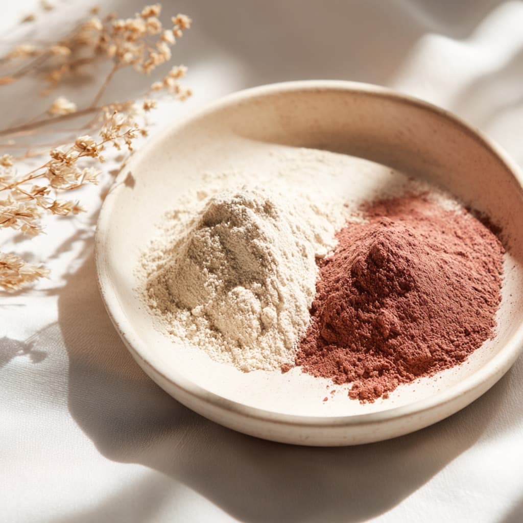 Red and white clay | La Vie en Rose